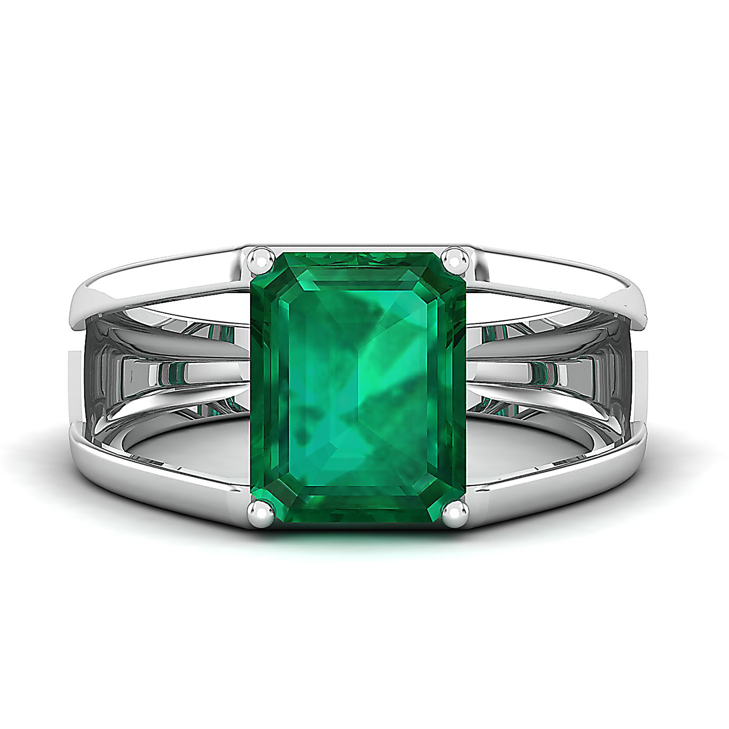 Eternal Emerald Gold Rings