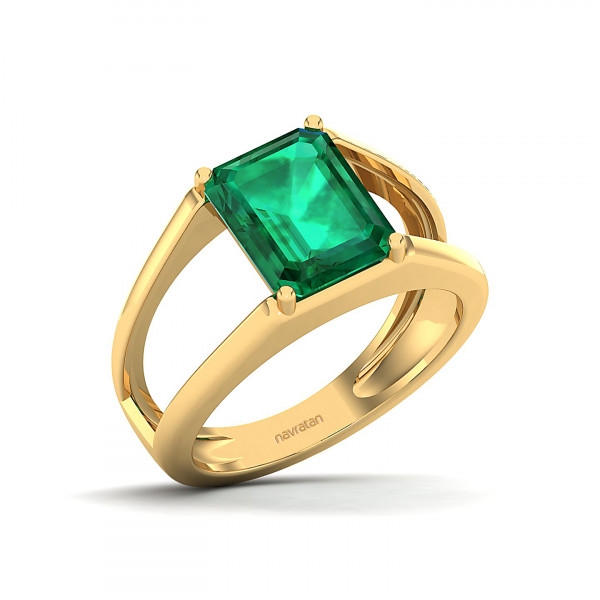 Eternal Emerald Gold Rings