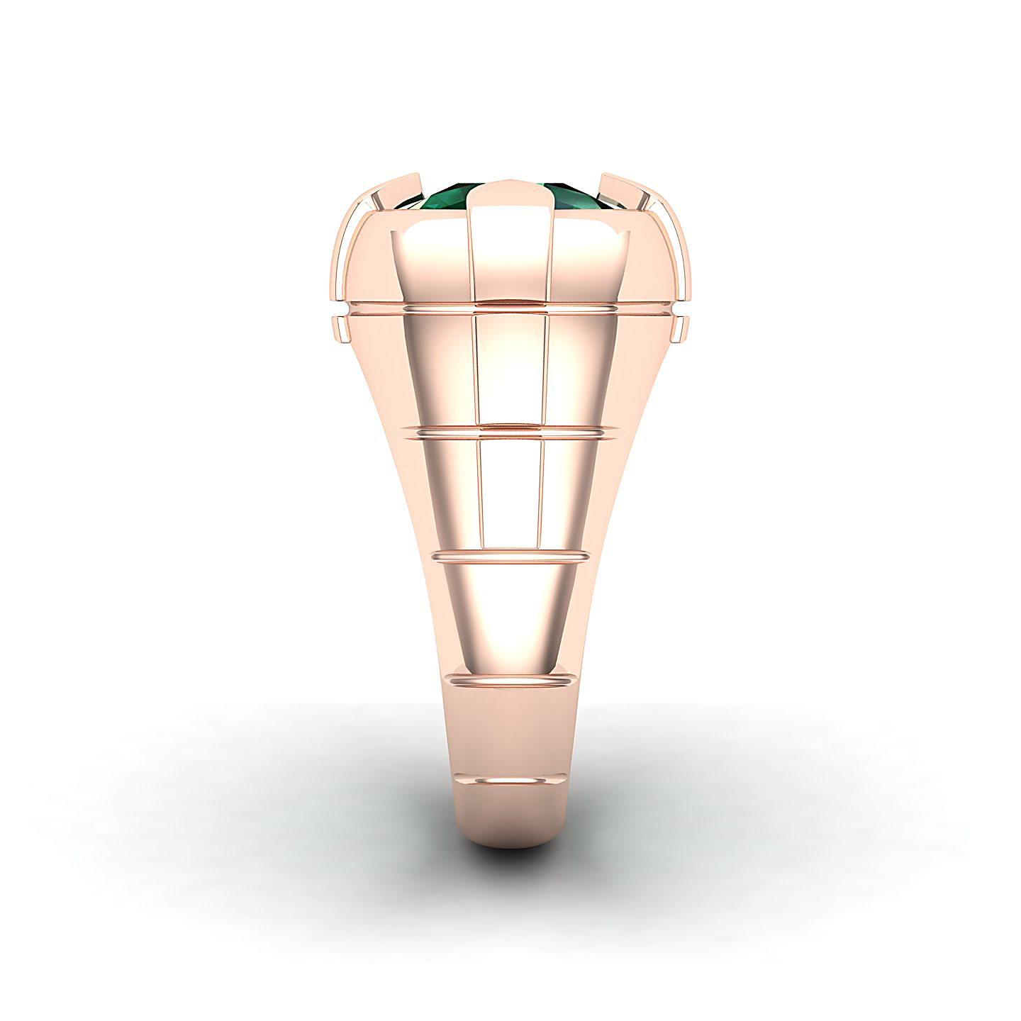 The Entrancing Emerald Gold Ring