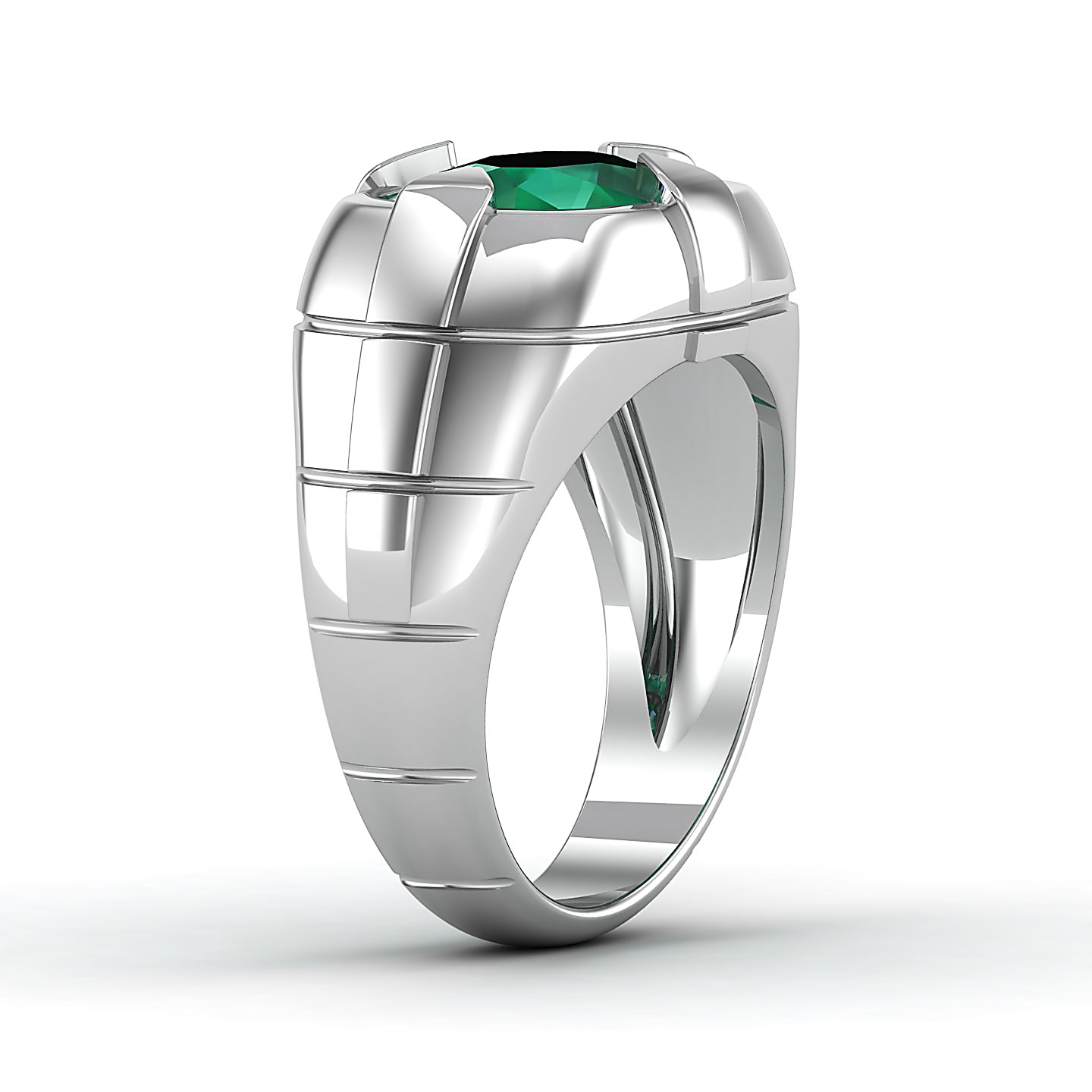 The Entrancing Emerald Gold Ring