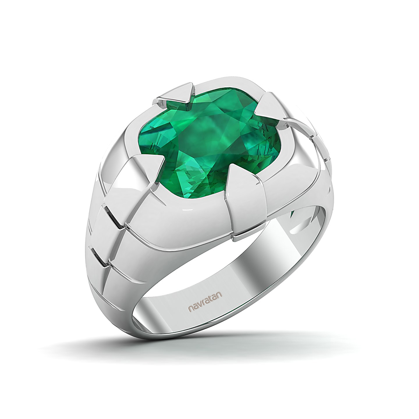 The Entrancing Emerald Gold Ring