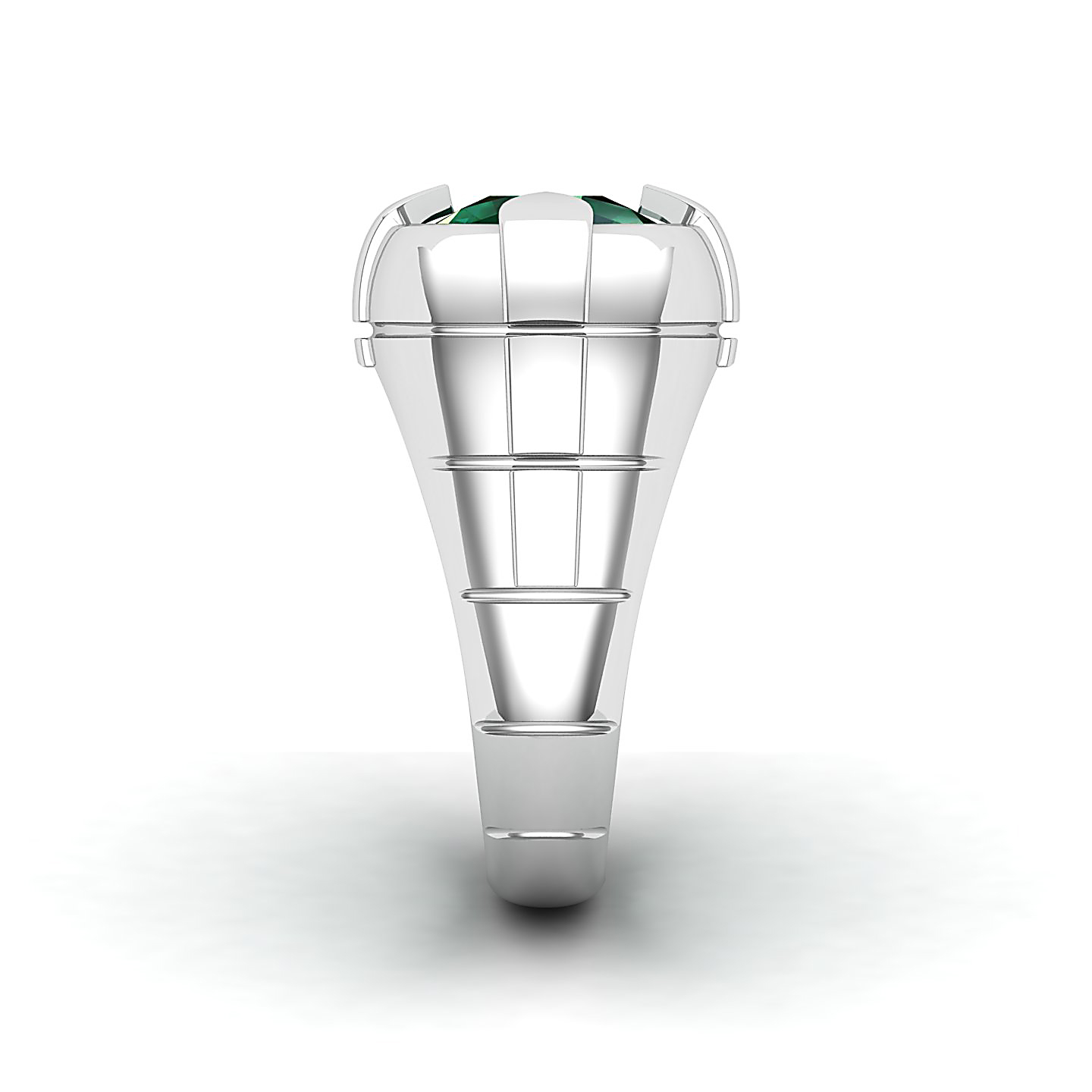 The Entrancing Emerald Gold Ring