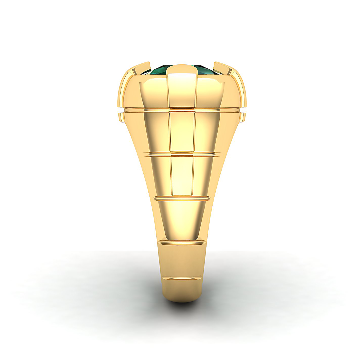 The Entrancing Emerald Gold Ring