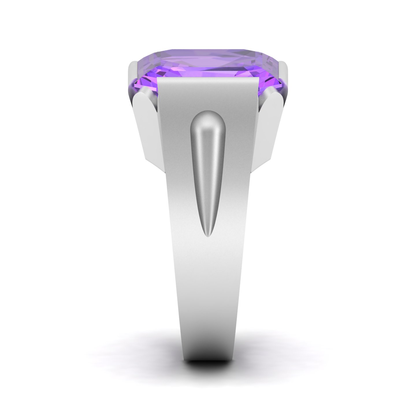 Embrace Solitude Amethyst Ring
