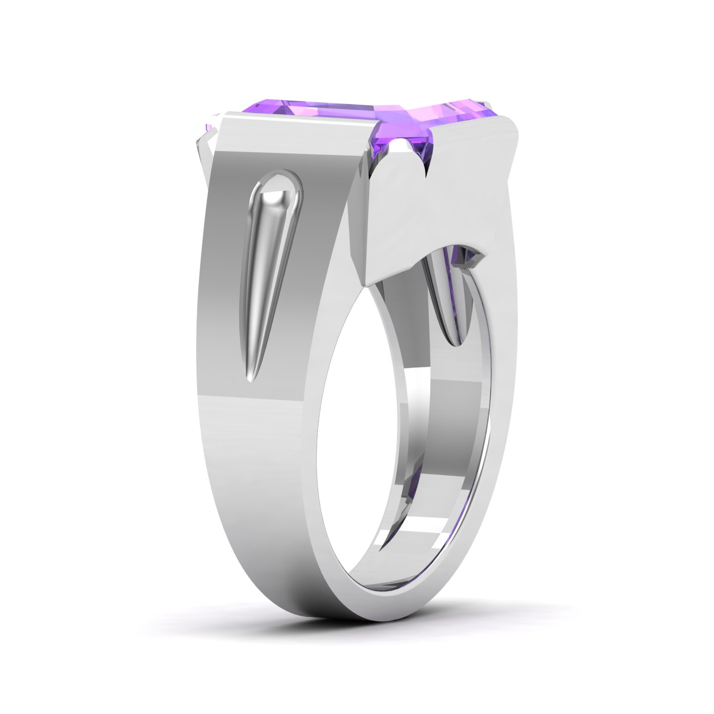 Embrace Solitude Amethyst Ring