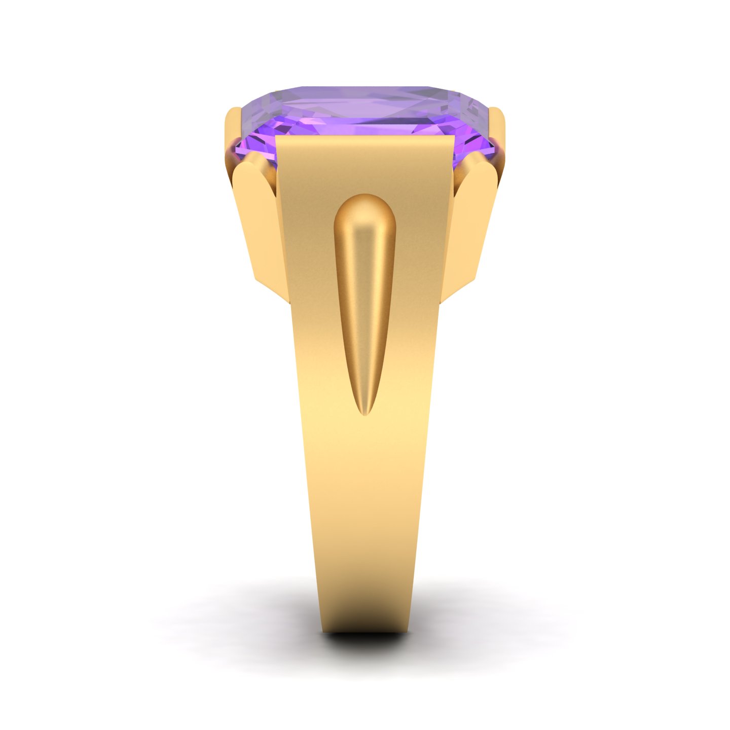 Embrace Solitude Amethyst Ring