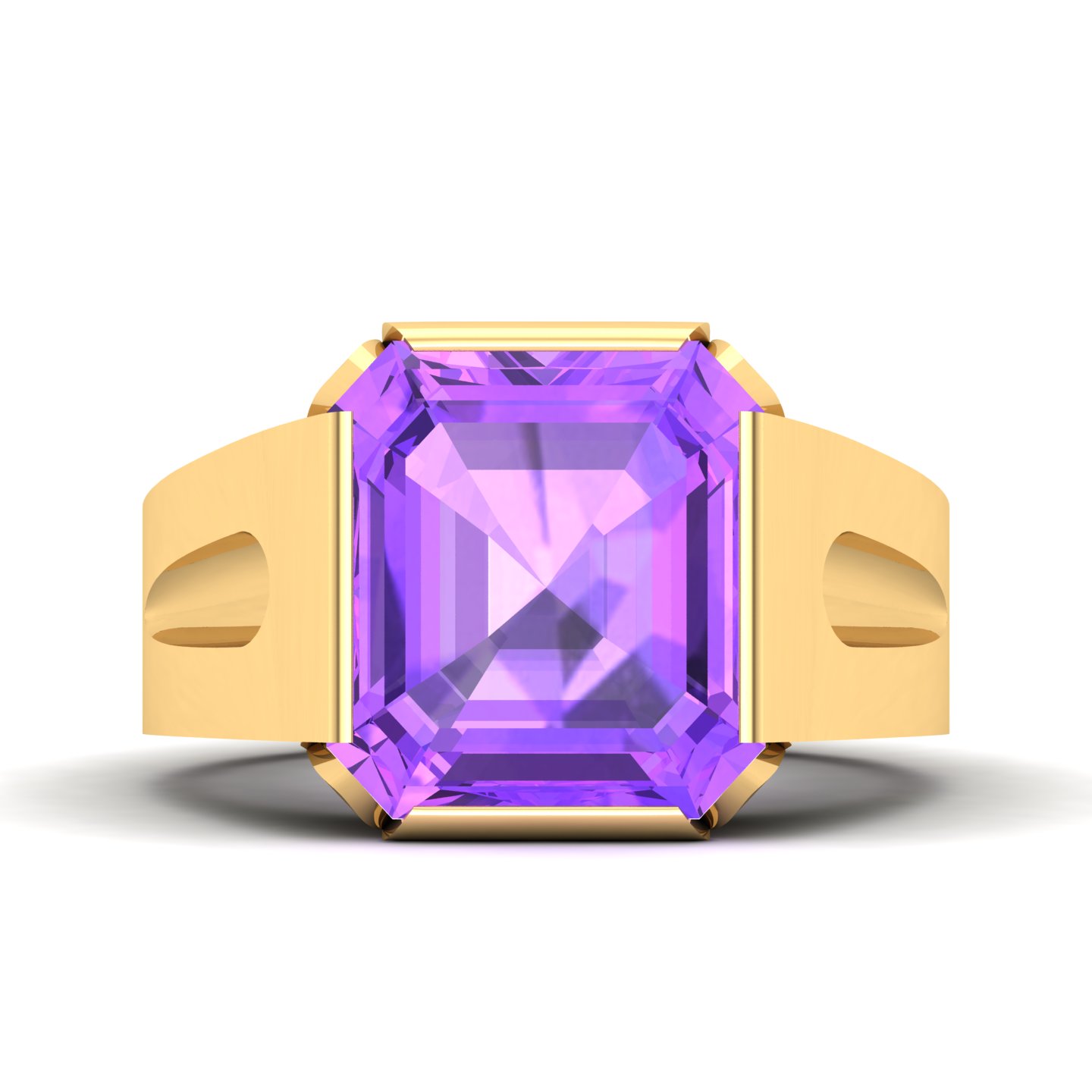 Embrace Solitude Amethyst Ring