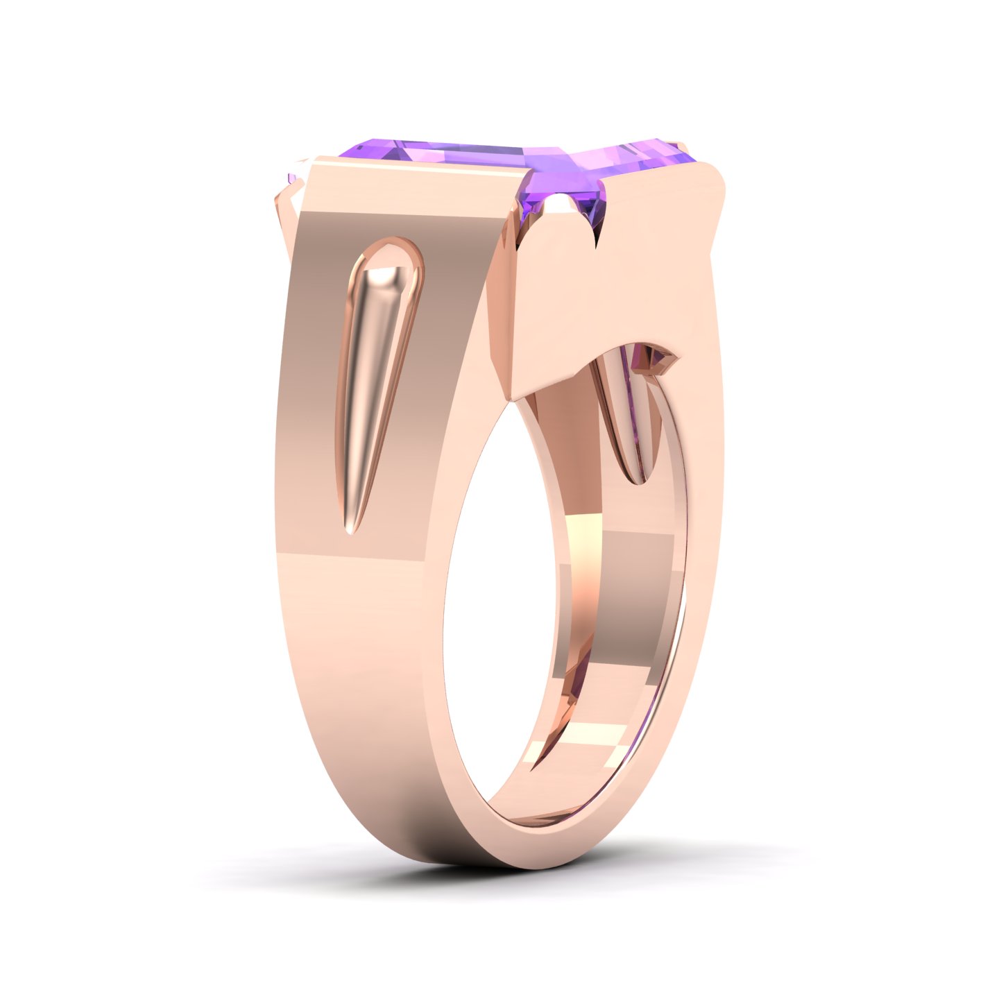 Embrace Solitude Amethyst Ring