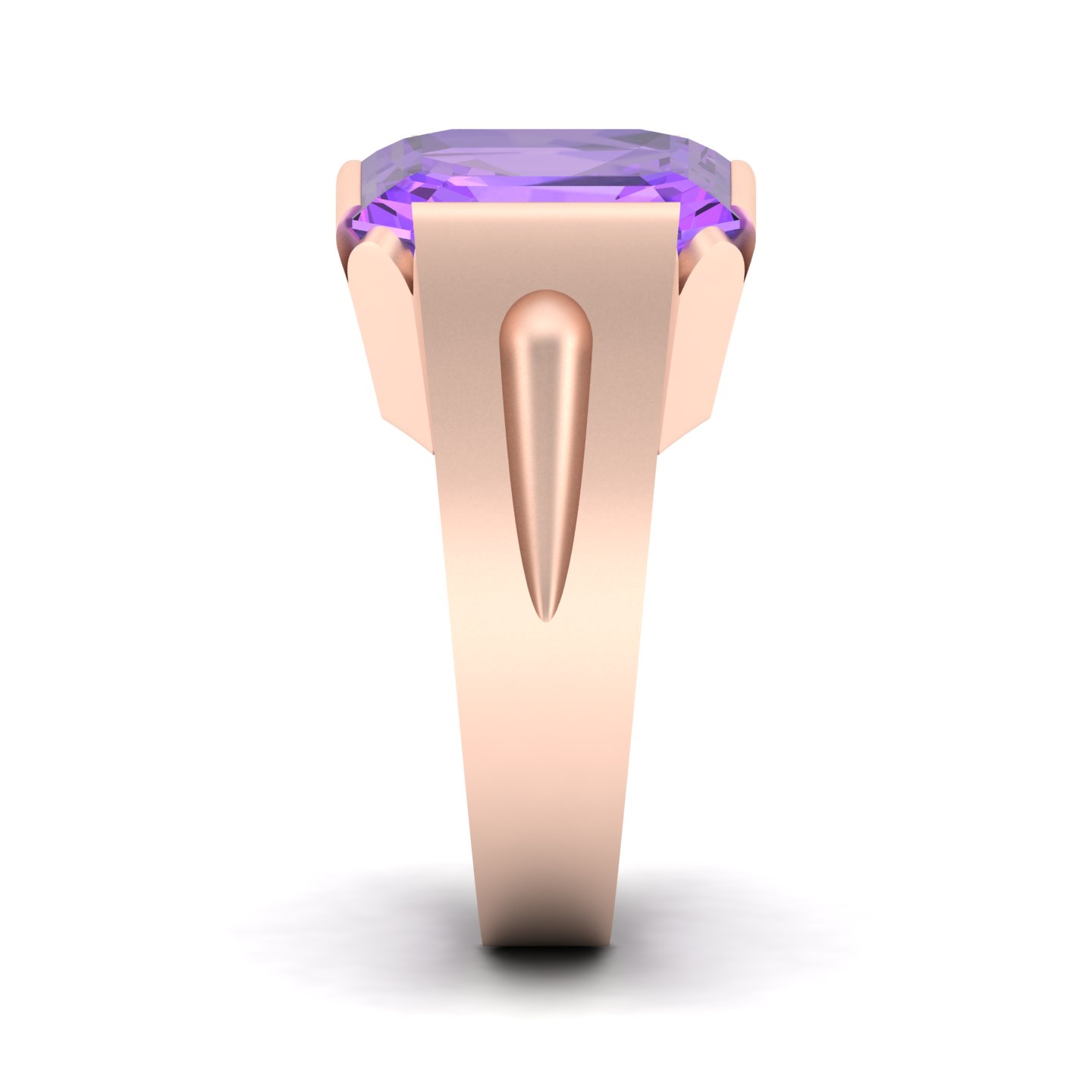 Embrace Solitude Amethyst Ring