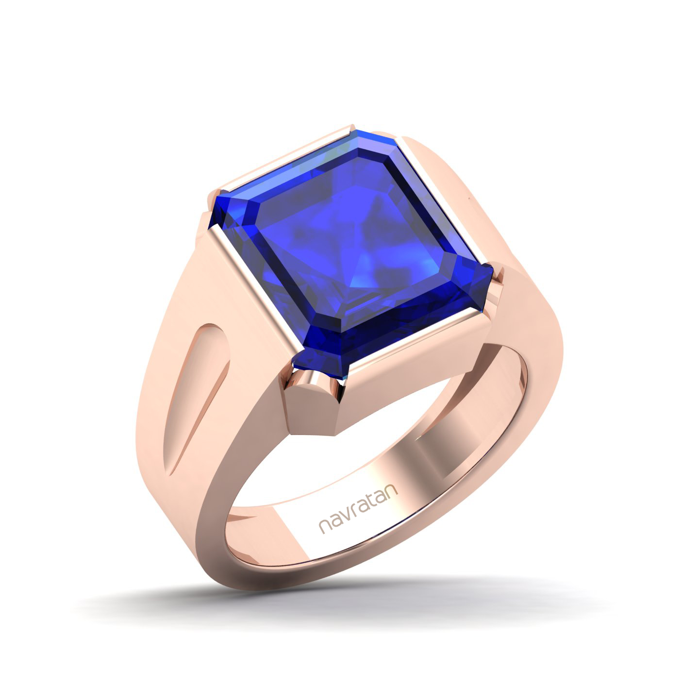 Embrace Solitude Blue sapphire Ring