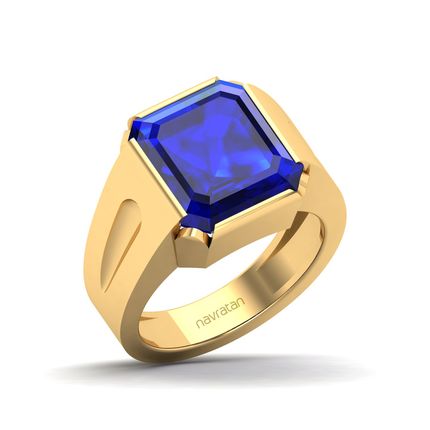 Embrace Solitude Blue sapphire Ring