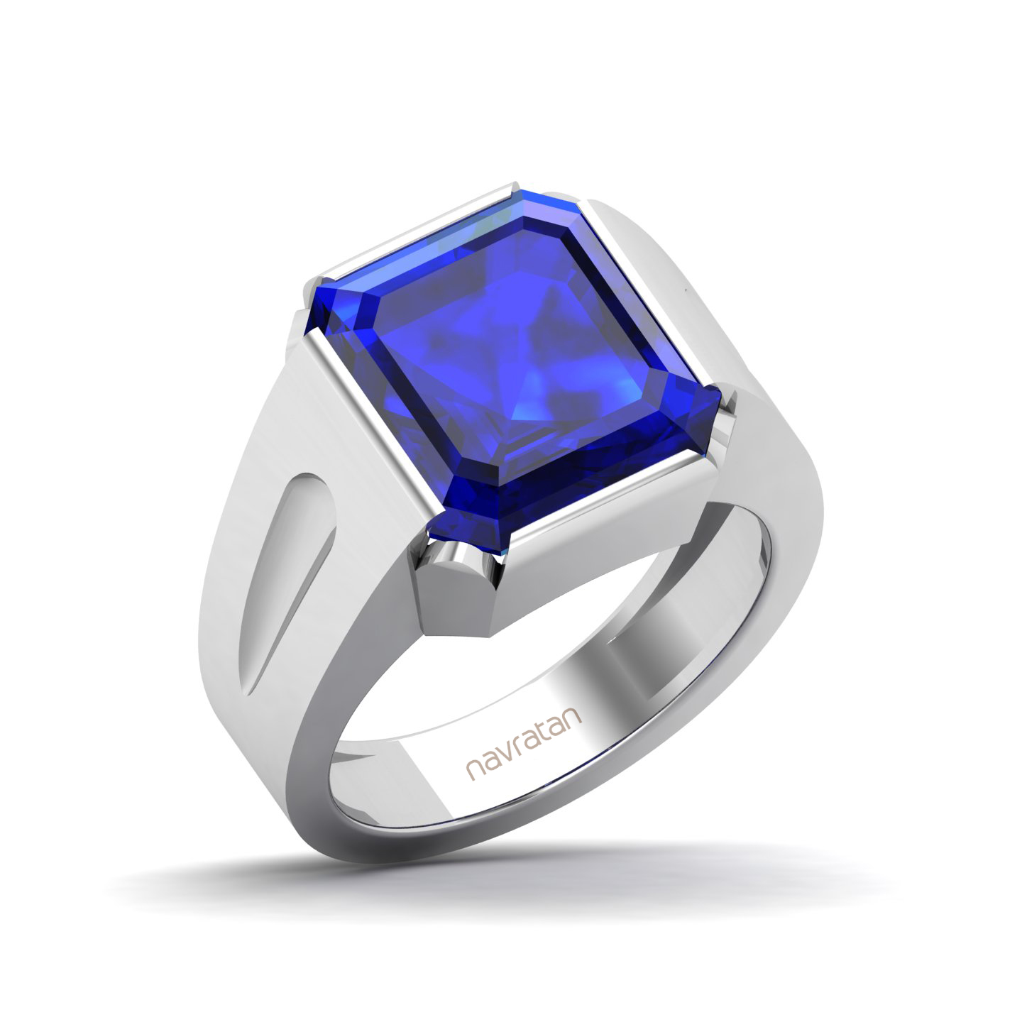 Embrace Solitude Blue sapphire Ring