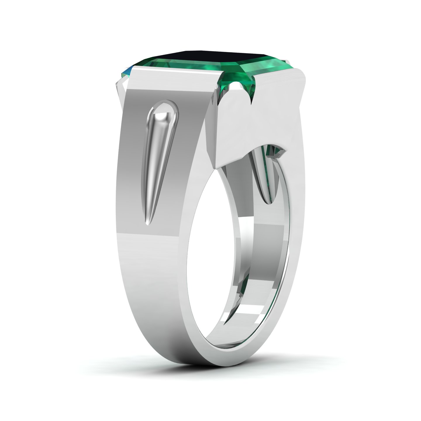 Embrace Solitude emerald Ring