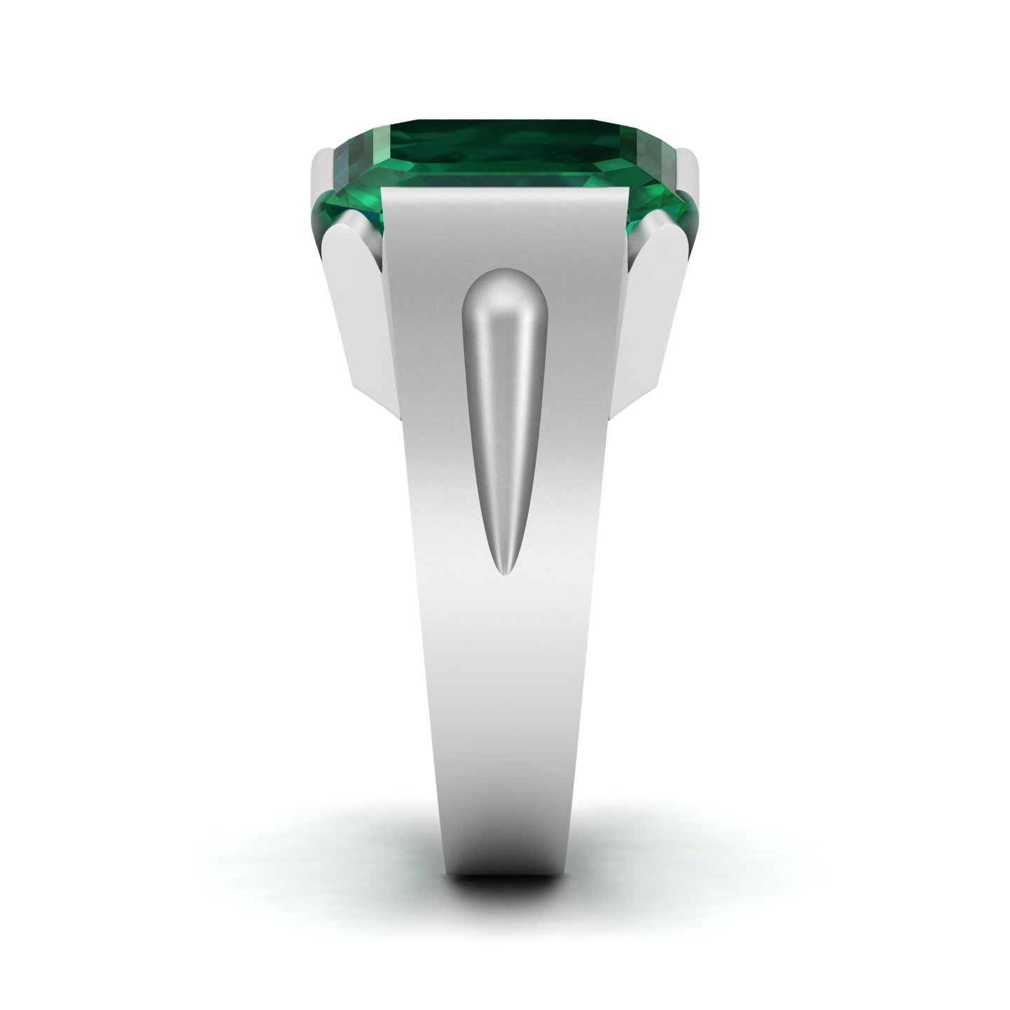 Embrace Solitude emerald Ring