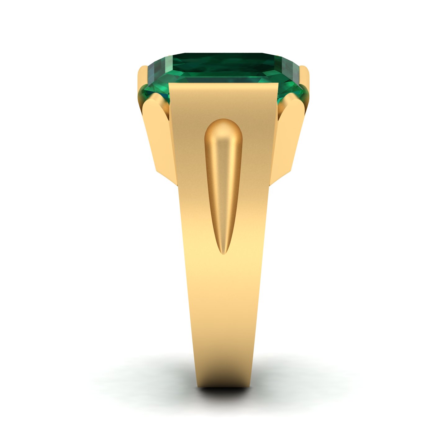 Embrace Solitude emerald Ring