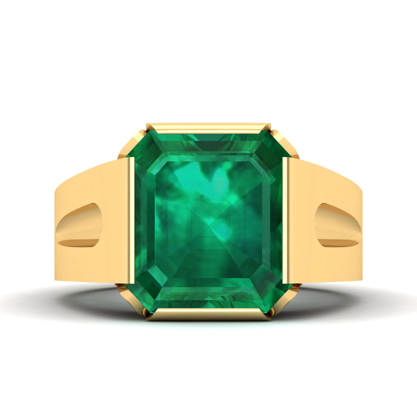 Embrace Solitude emerald Ring
