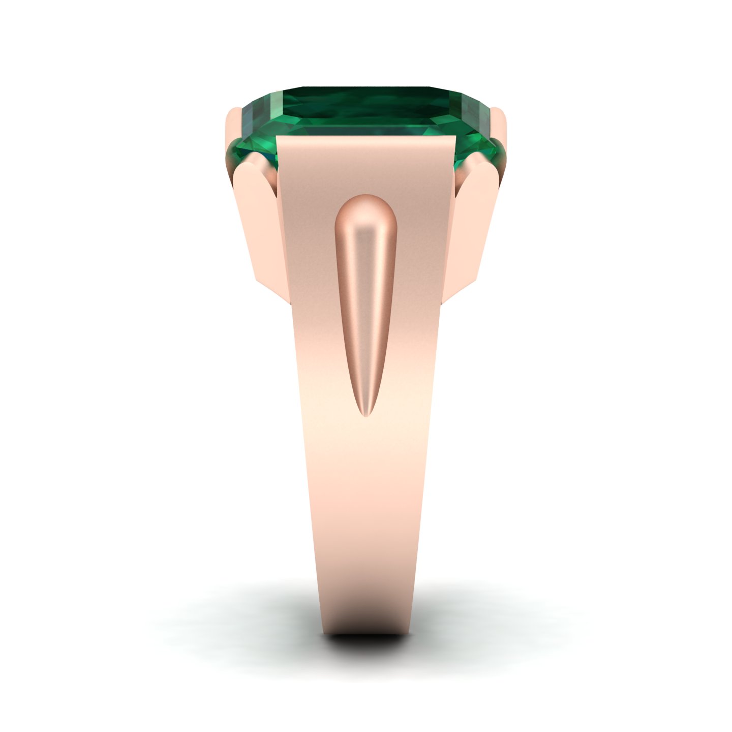 Embrace Solitude emerald Ring
