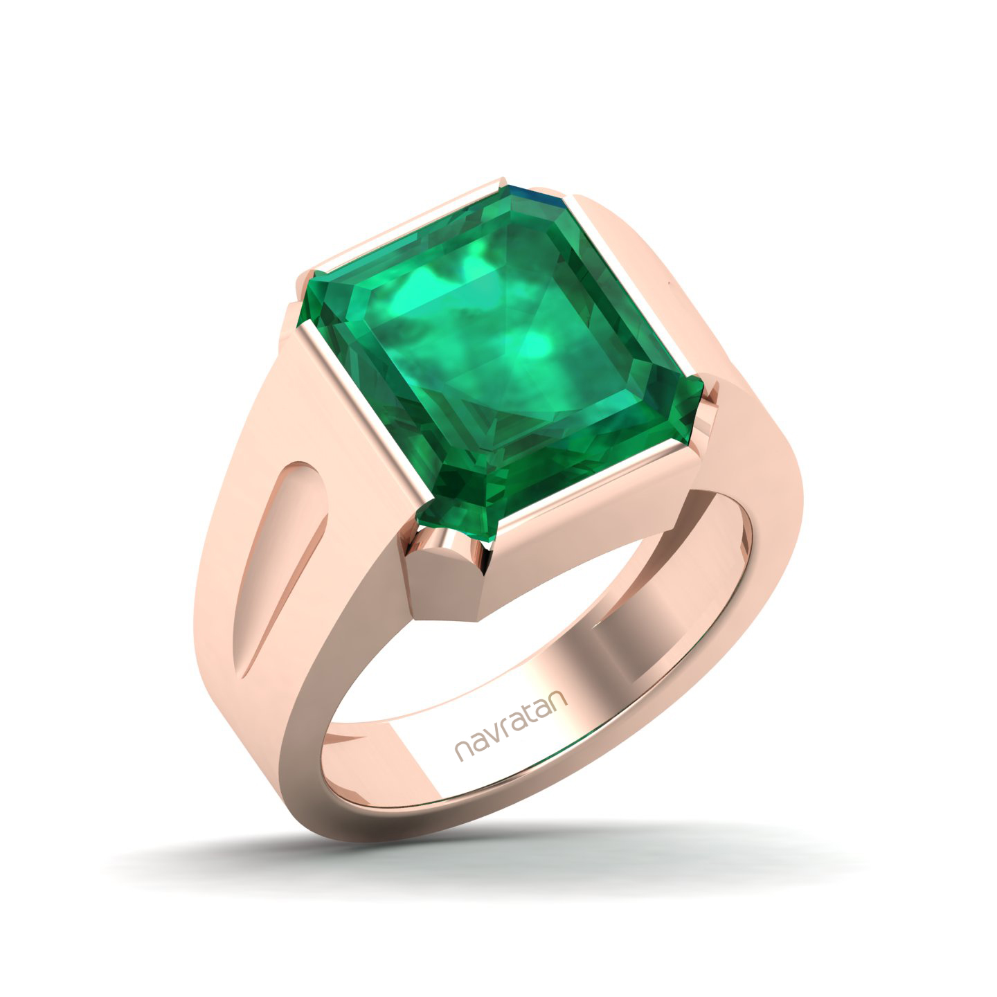 Embrace Solitude emerald Ring