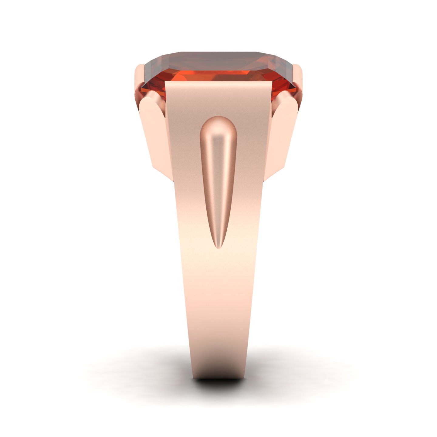 Embrace Solitude Hessonite Ring