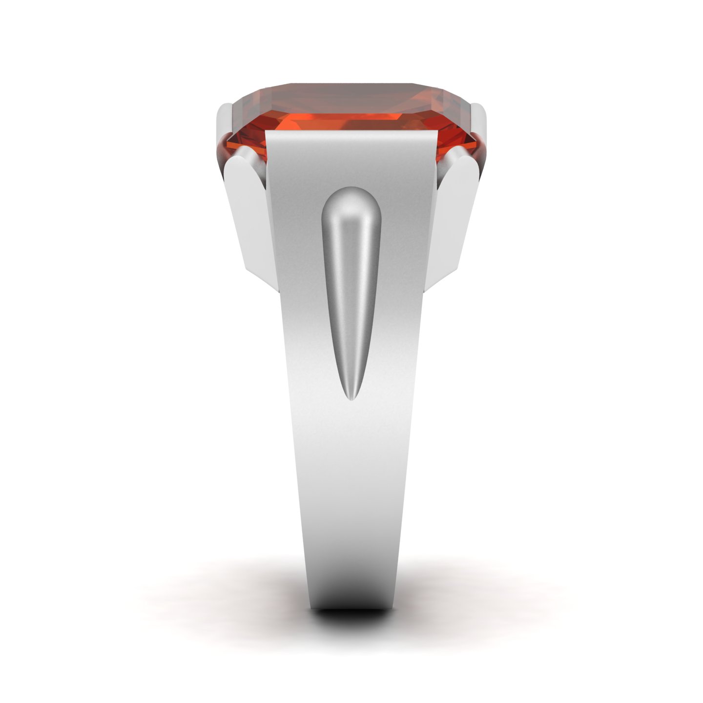 Embrace Solitude Hessonite Ring