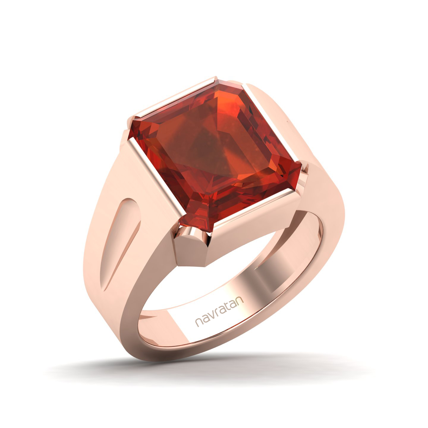 Embrace Solitude Hessonite Ring