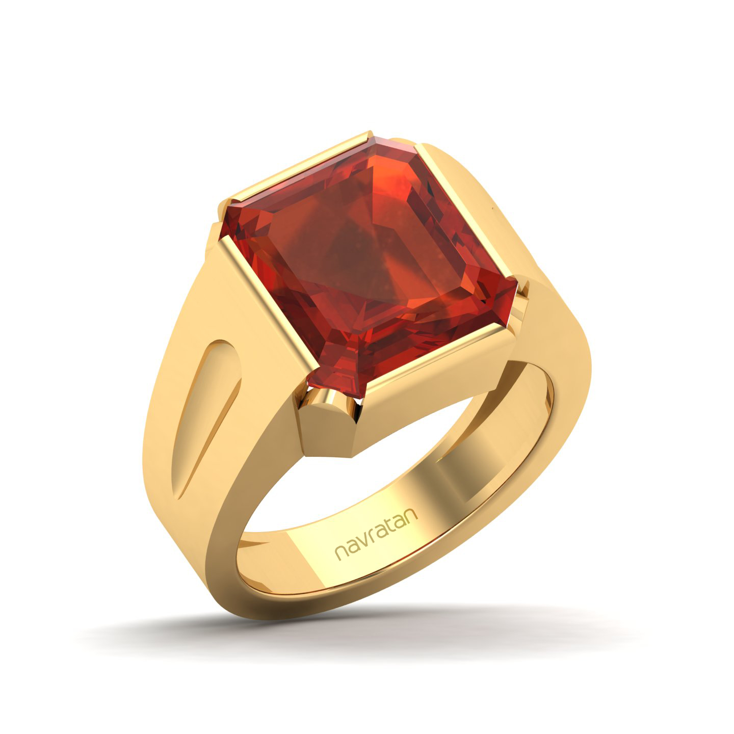 Embrace Solitude Hessonite Ring