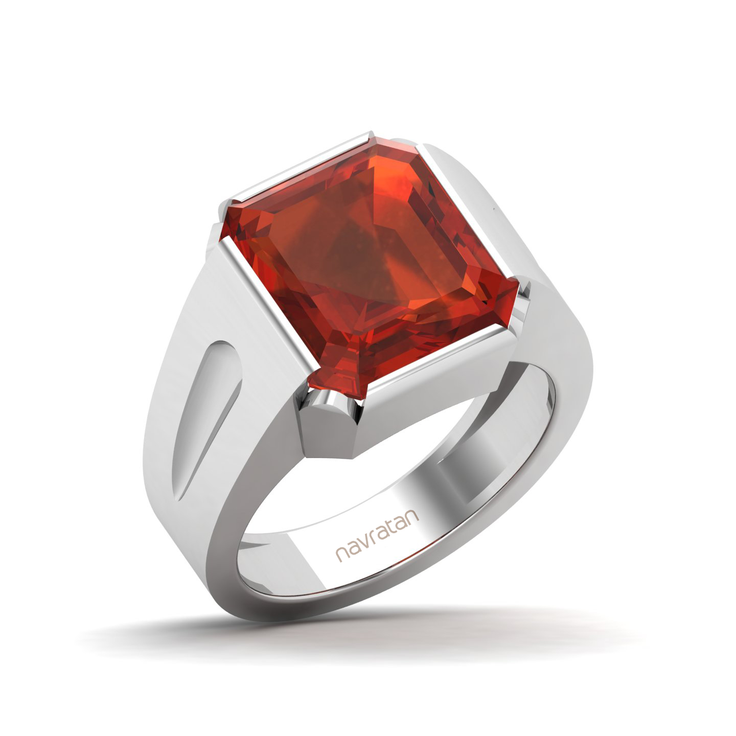 Embrace Solitude Hessonite Ring