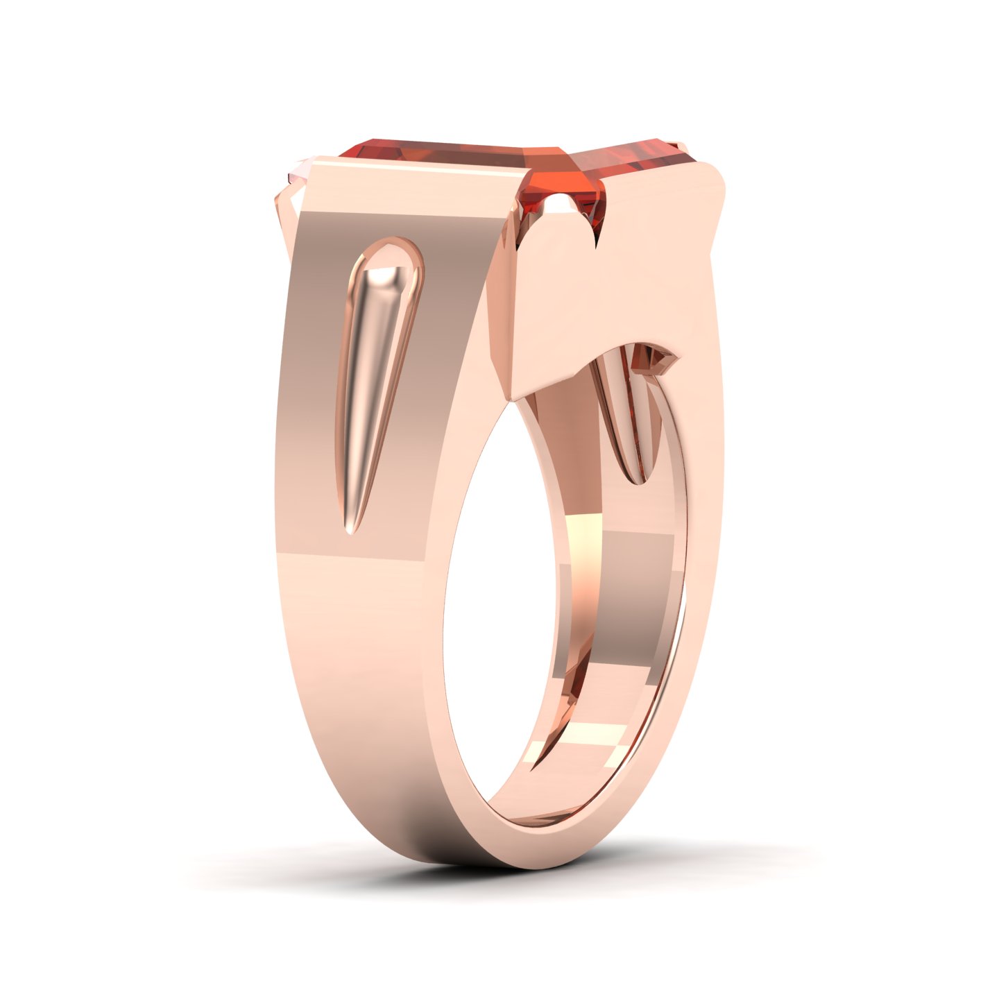 Embrace Solitude Hessonite Ring