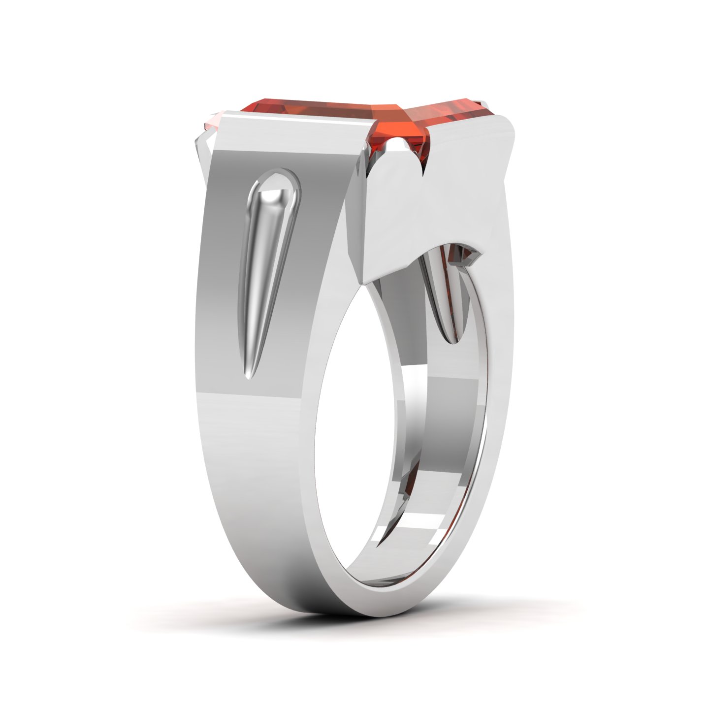 Embrace Solitude Hessonite Ring