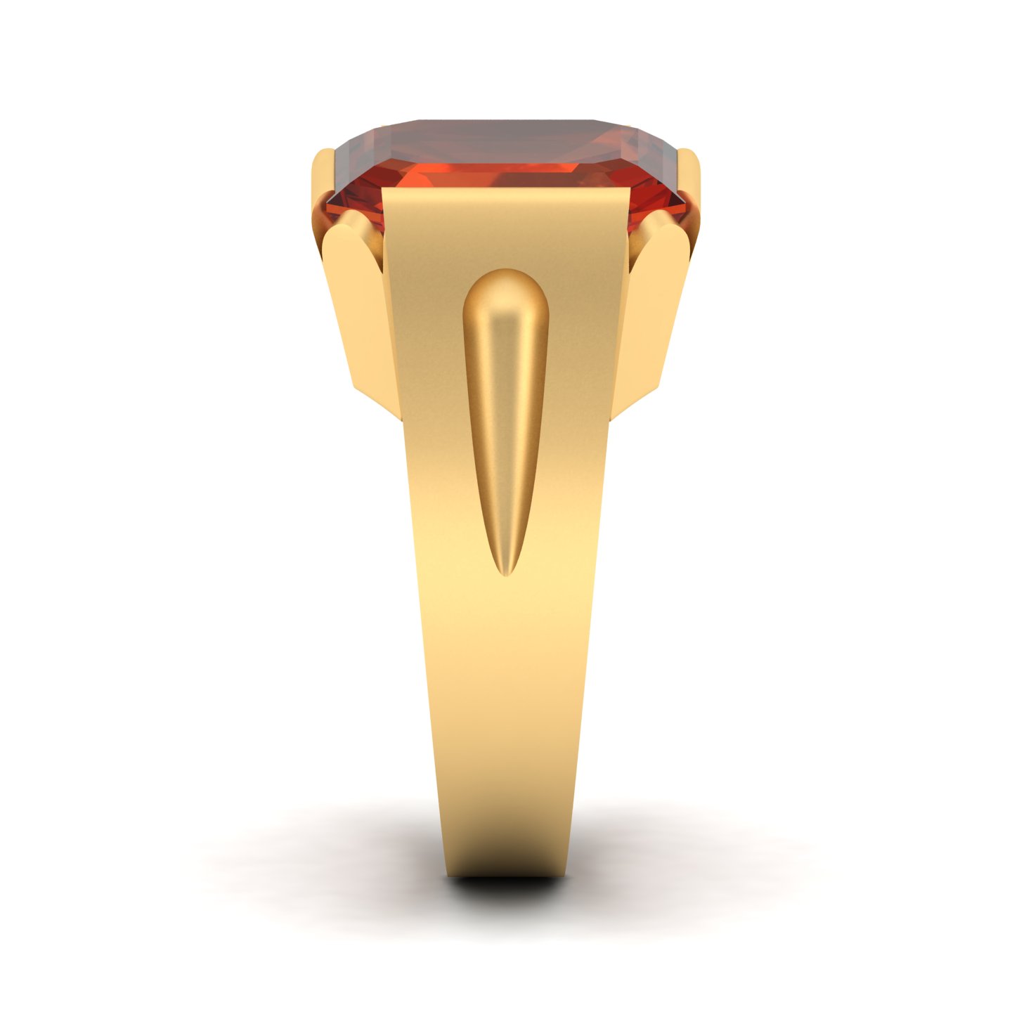 Embrace Solitude Hessonite Ring