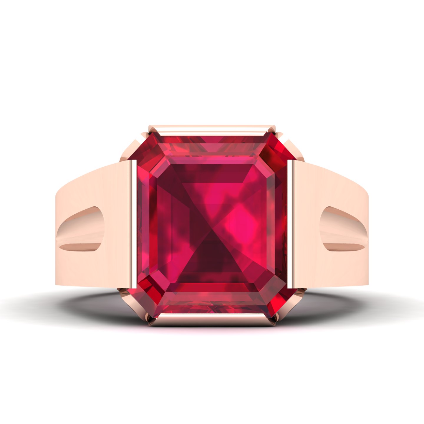 Embrace Solitude Ruby Ring