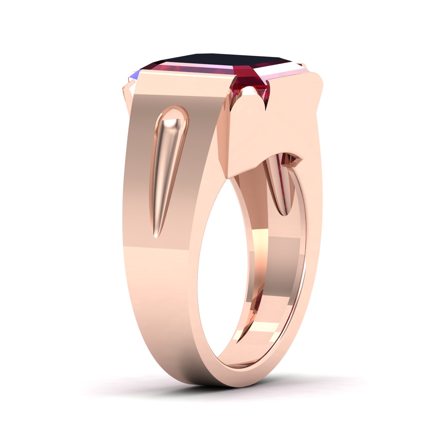 Embrace Solitude Ruby Ring