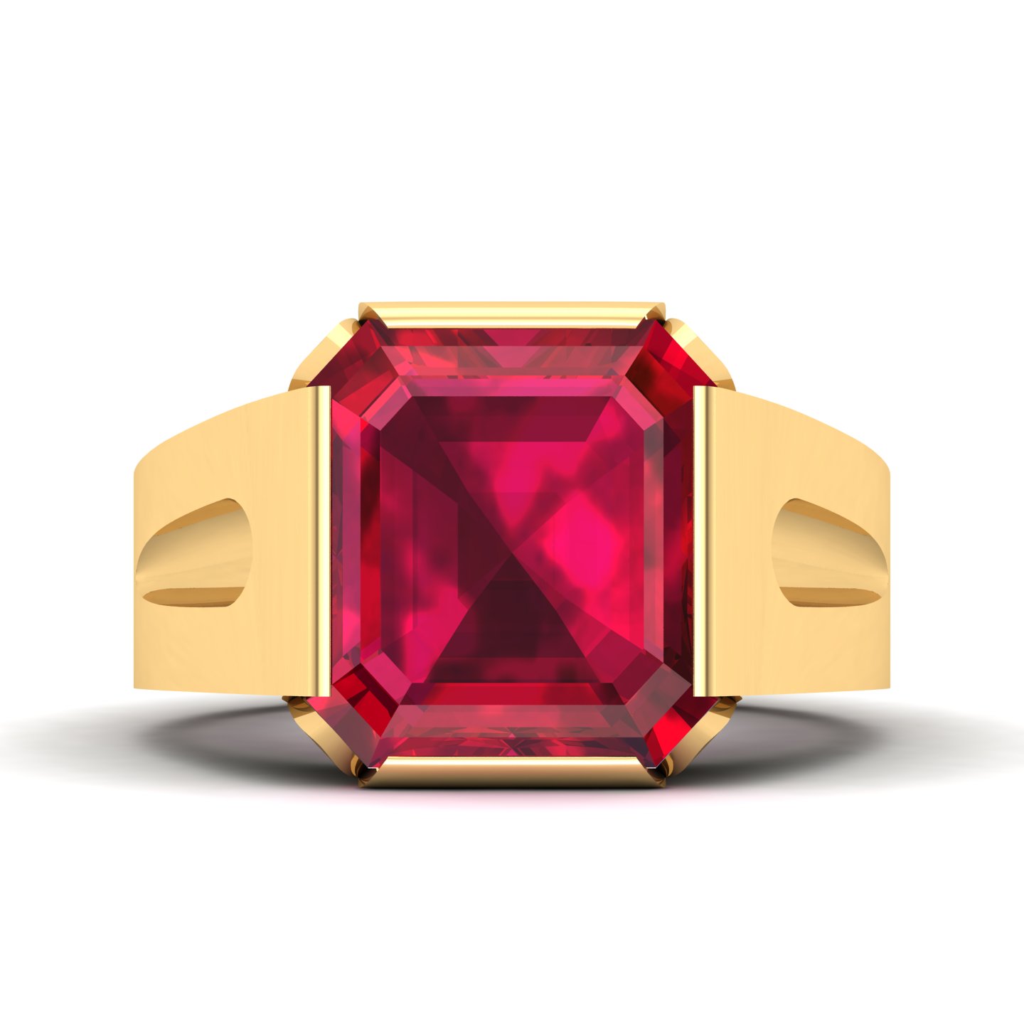 Embrace Solitude Ruby Ring