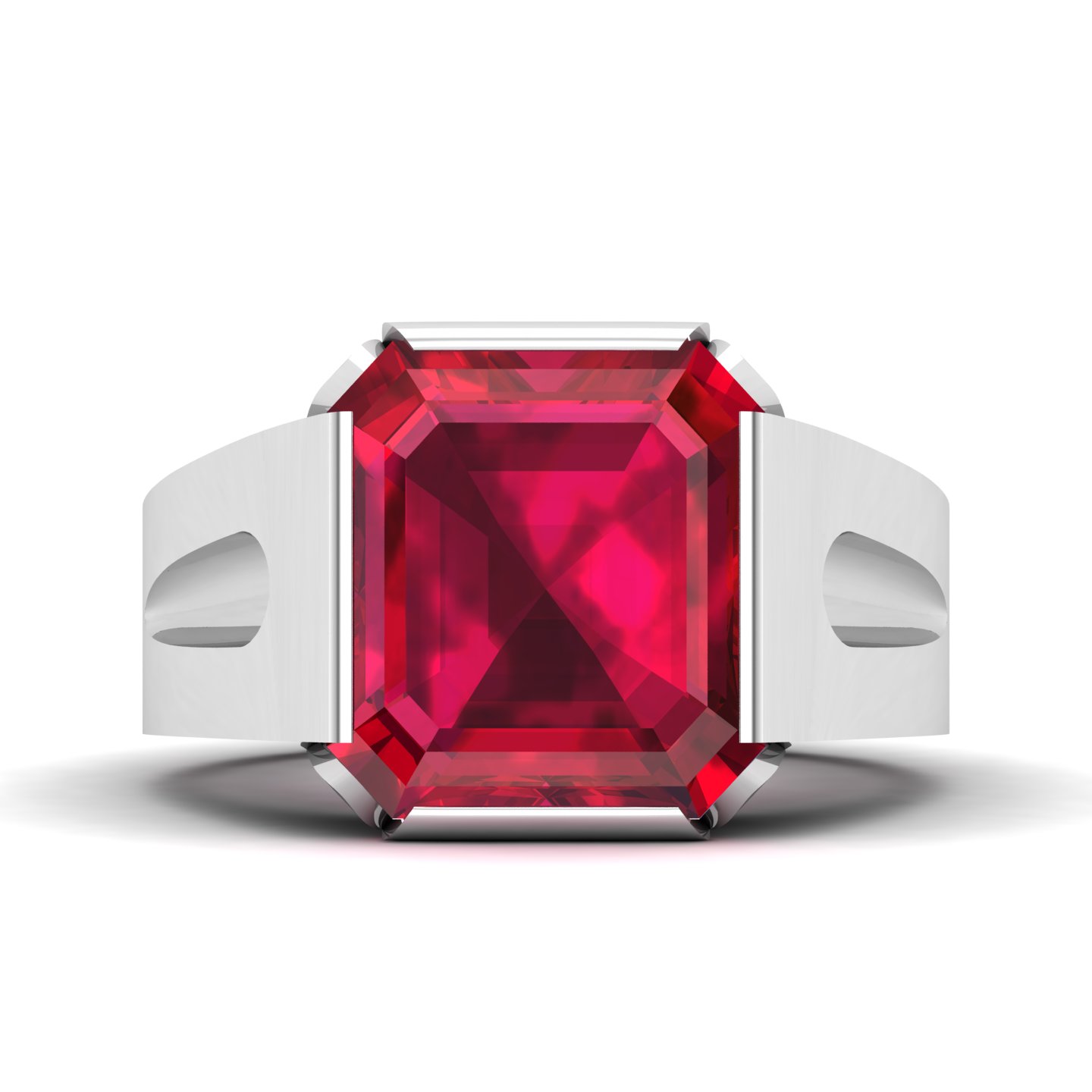 Embrace Solitude Ruby Ring