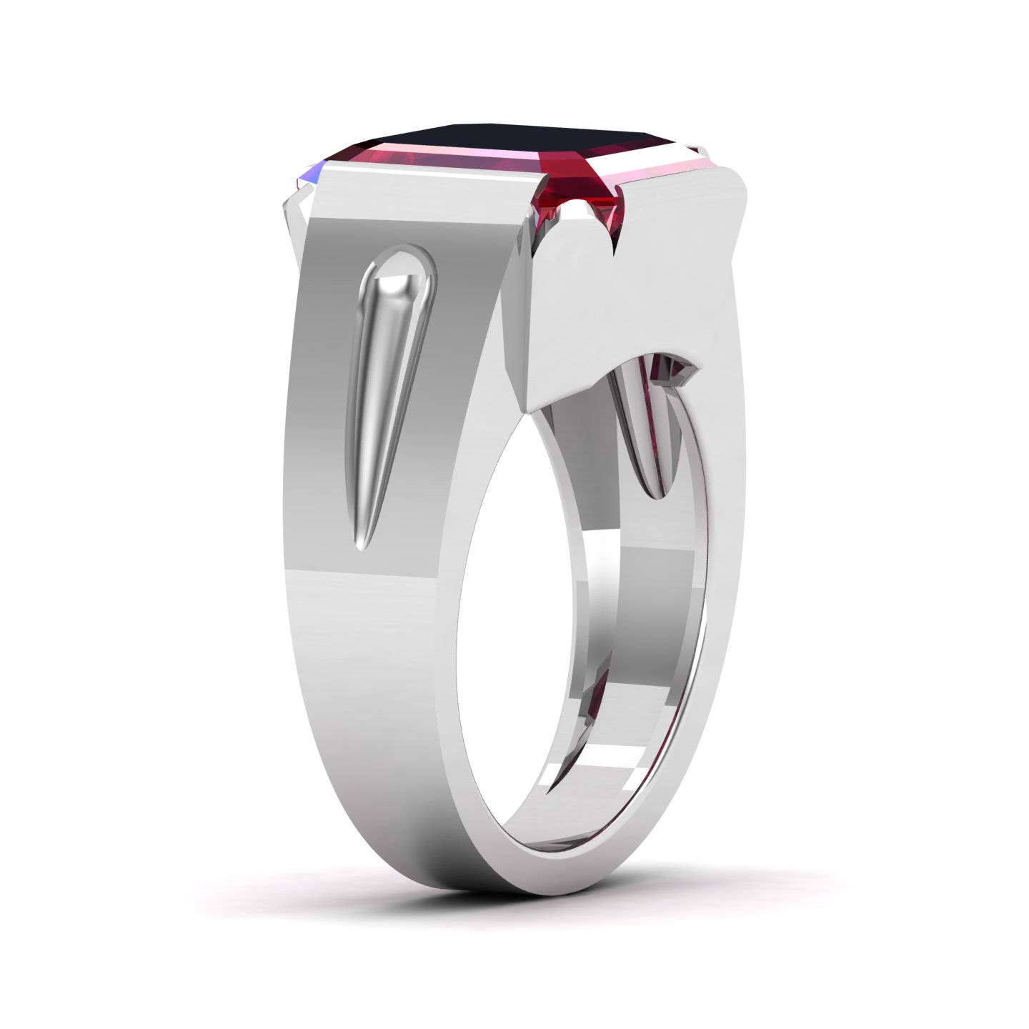 Embrace Solitude Ruby Ring