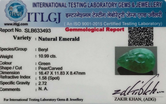 Emerald Carving - 10.99