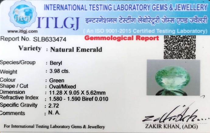 Emerald - 3.98 Carat