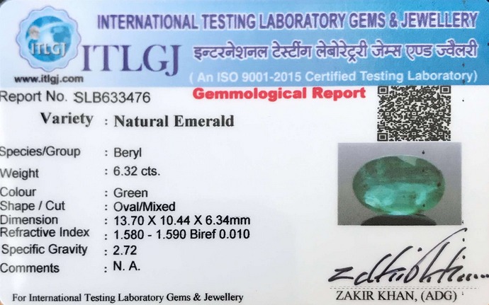 Emerald - 6.32 Carat