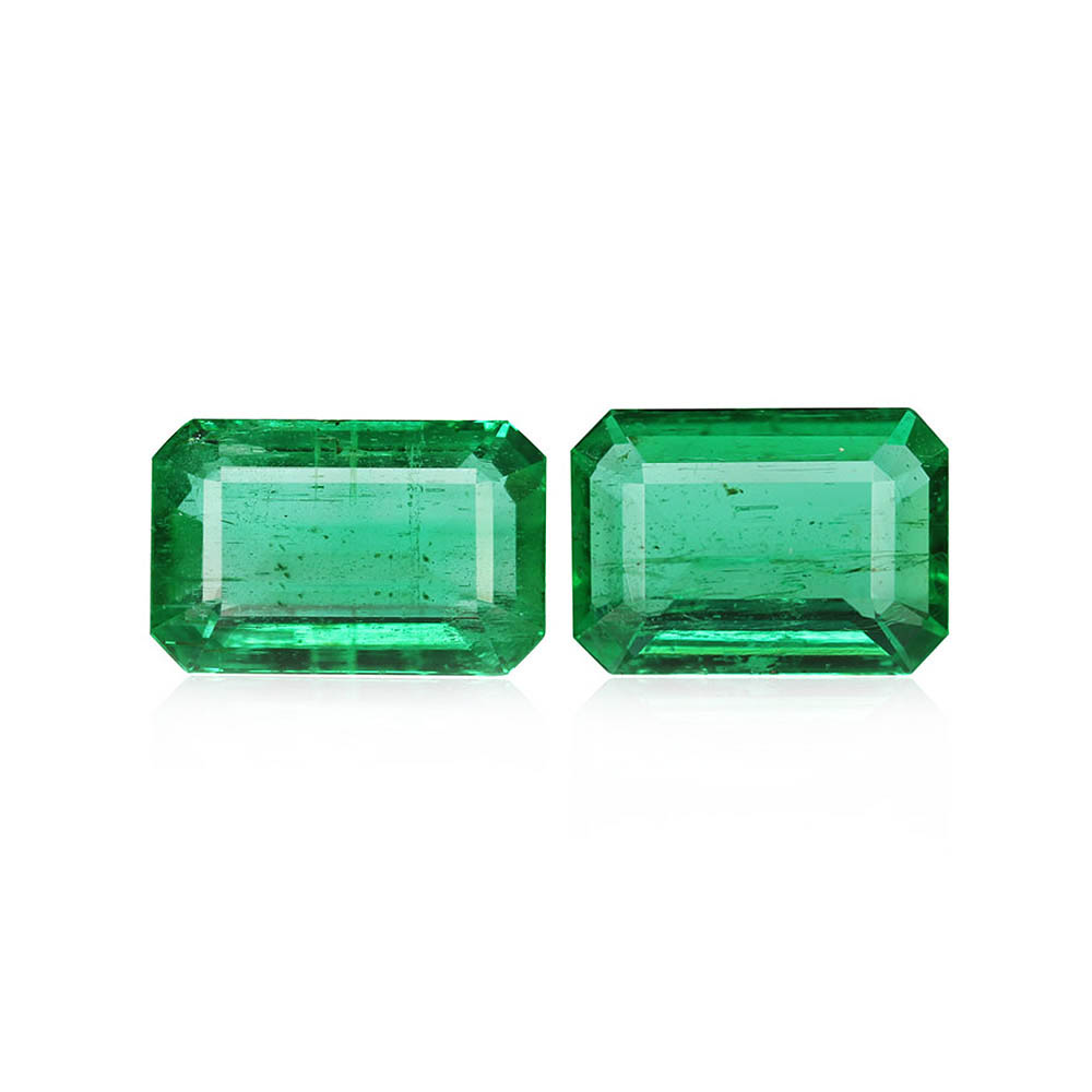 Emerald Pair - 6.02 Carat
