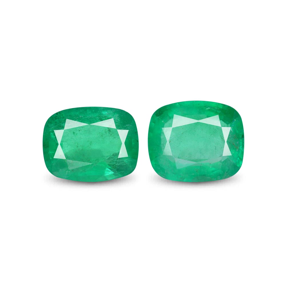 Emerald Pair - 6.64 Carat