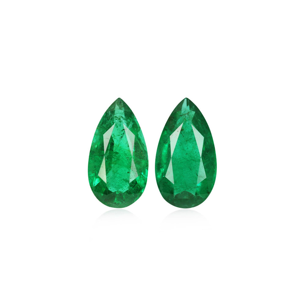Emerald Pair - 7.02 Carat