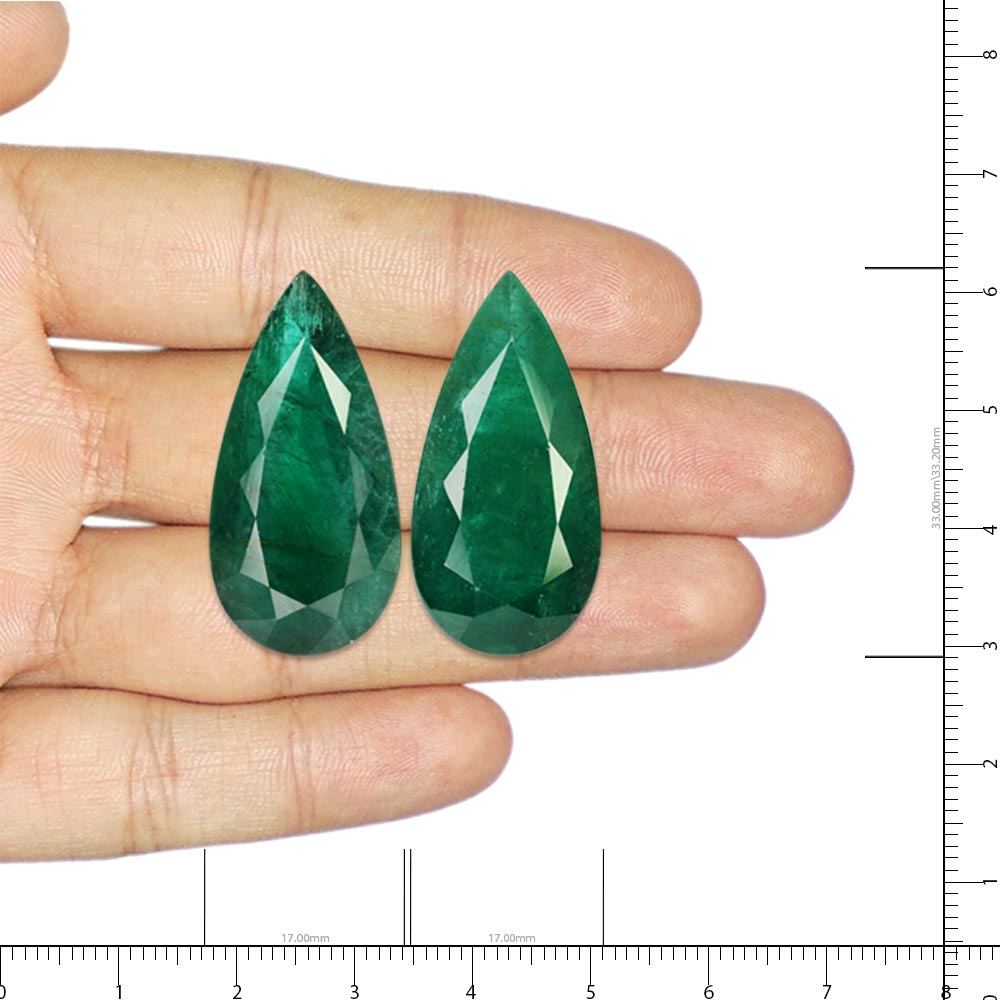 Emerald Pair - 69.72 Carat