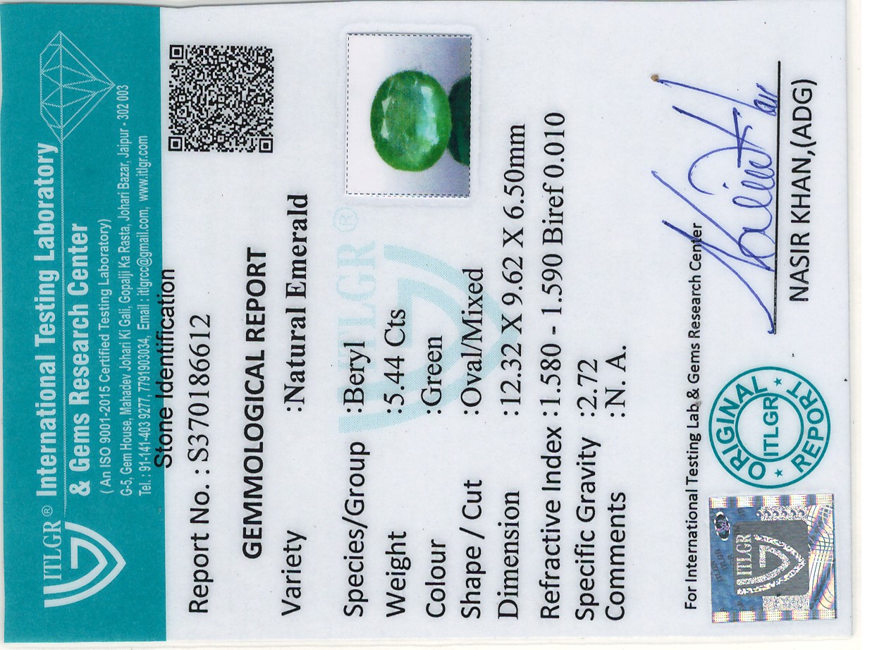 Emerald - 5.44 Carat