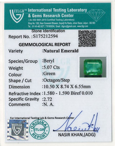Emerald - 5.07 Carat