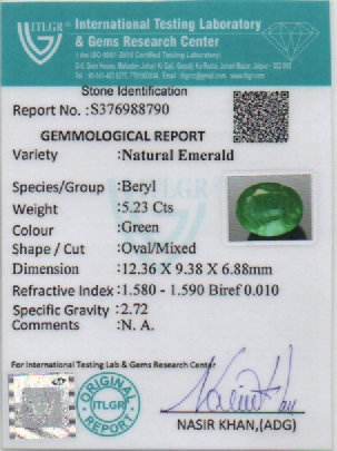 Emerald - 5.23 Carat
