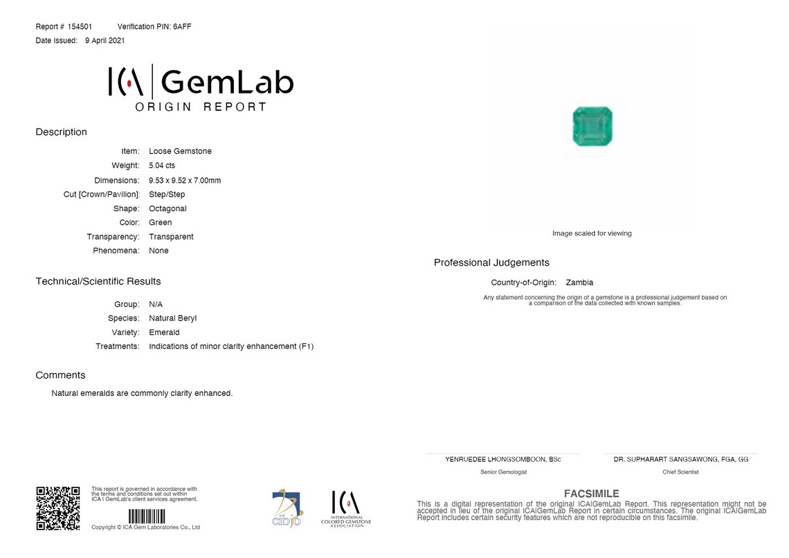 Emerald - 5.04 Carat