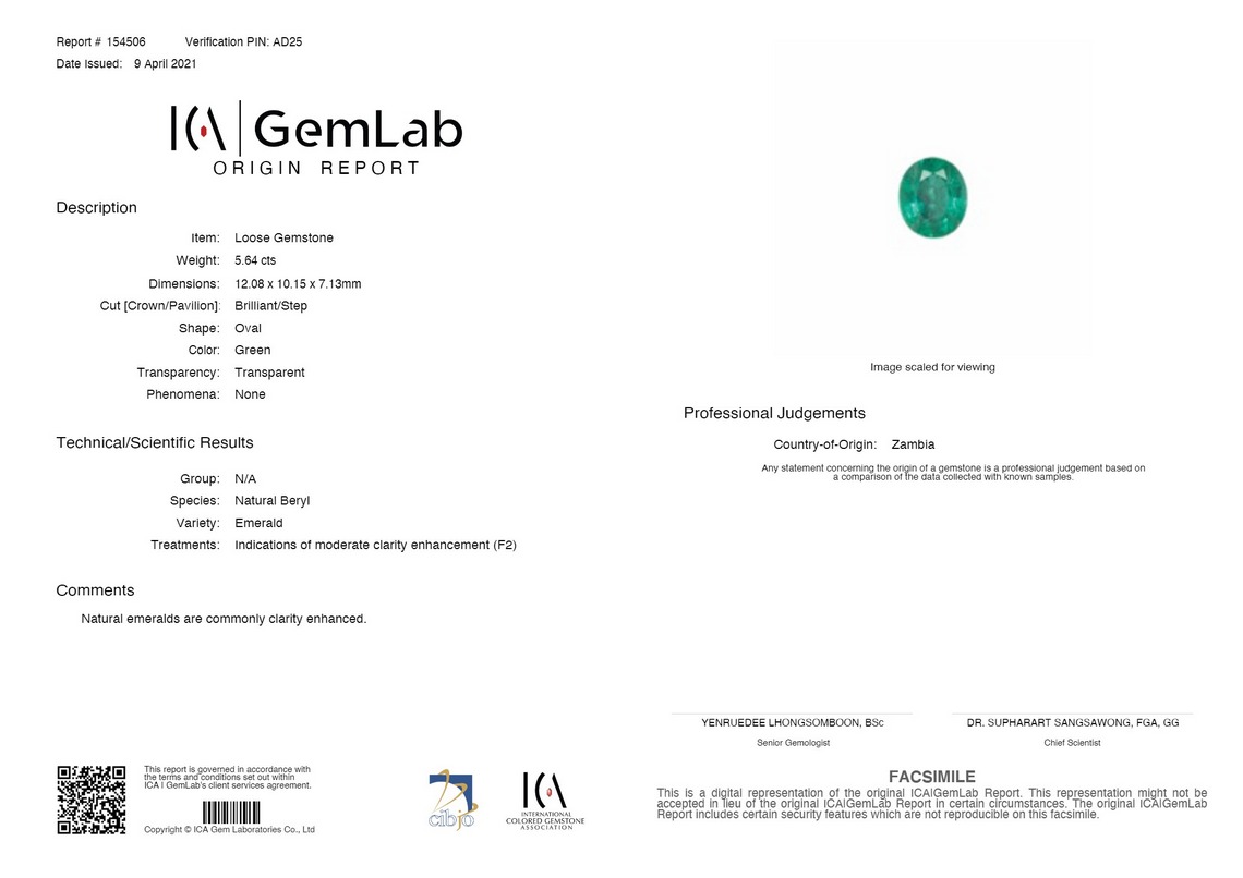 Emerald - 5.64 Carat