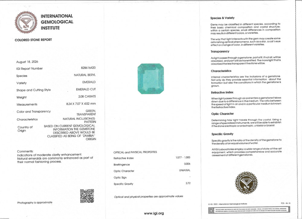 Emerald - 2.09 Carat