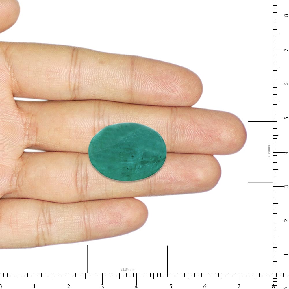 Emerald Cabochon - 37.98 Carat
