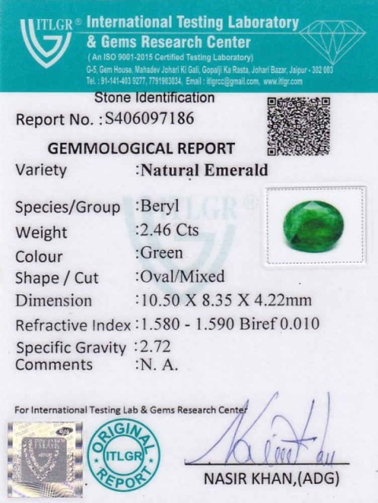 Emerald - 2.46 Carat